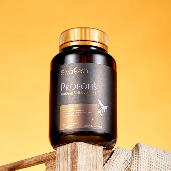 SILVEREACH 蜂胶软胶囊 7000mg 60粒
