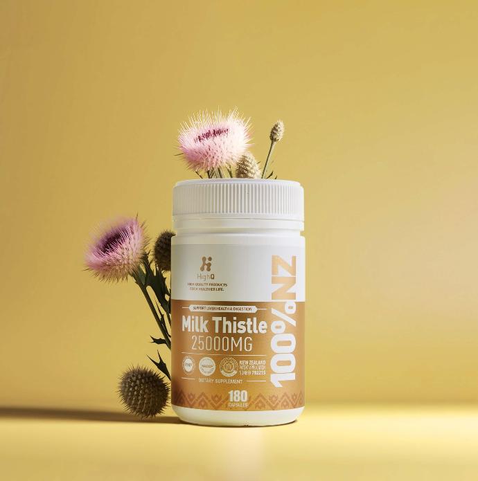 HighQ Milk Thistle 25000mg Capsules 180's