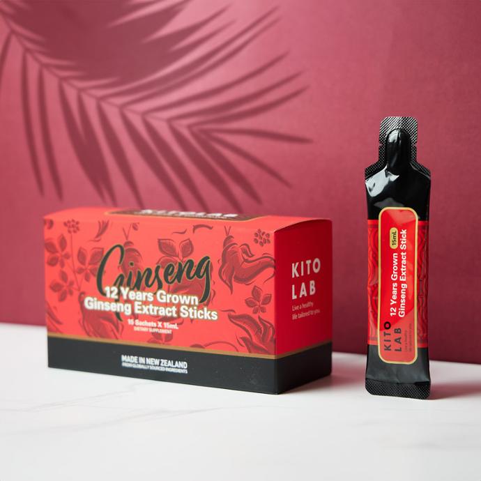 KITOLAB 12 Years Grown Ginseng Extract Stick 15mL x 15's