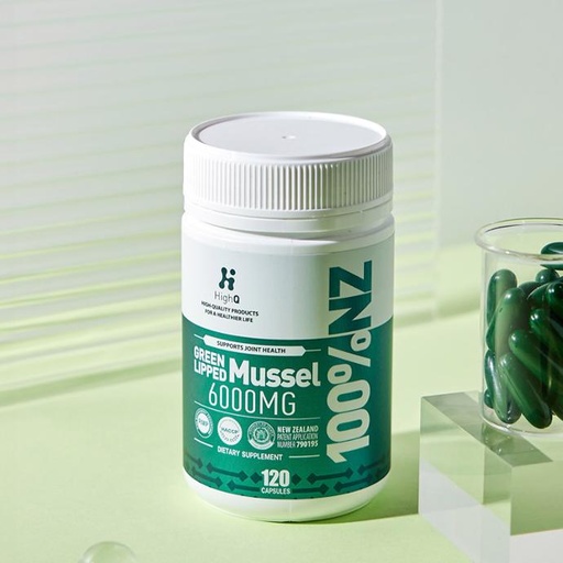 [UF1046] HighQ Green Lipped Mussel 6000mg Capsule 120's