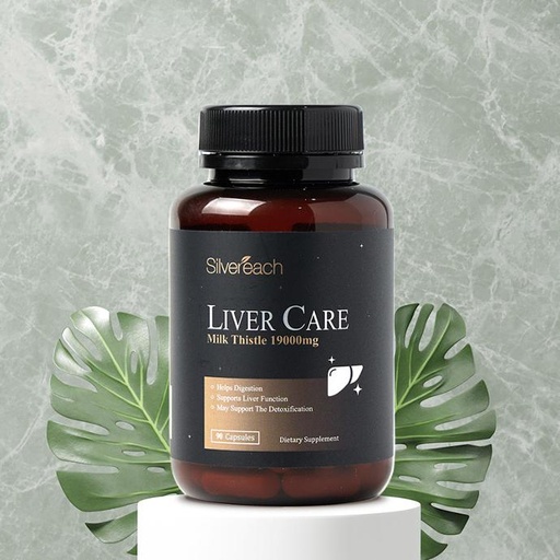 [UF1057] SILVEREACH Liver Care Milk Thistle 25000mg Capsules 90's